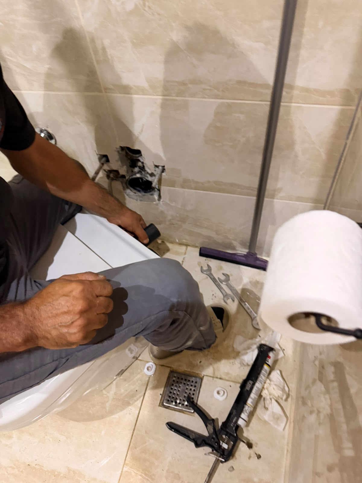 Boğaziçi Tesisat saha çalışması